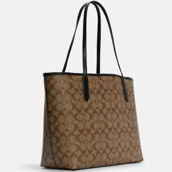 Coach City Tote In Signature Canvas With Halloween - Picture 3 of 6